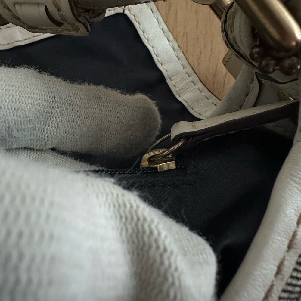 Coach Bleeker Denim Shoulder Bag - Picture 13 of 14